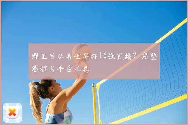 哪里可以看世界杯16强直播?完整赛程与平台汇总